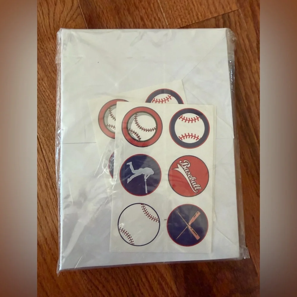 Baseball Themed Thank You Cards